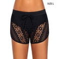 thumbnail image 3 of Soidarity Traje de baño Pantalones cortos Calzoncillos de baño Secado rápido Absorción de sudor Ahuecado Bañadores de playa Cintura alta Traje de Deportes acuáticos Negro L Soidarity OD020844-03B, 3 of 6