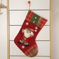 thumbnail image 4 of 4 piezas de regalos decorativos navideños, colgante para árbol de Navidad para el hogar, medias navideñas de dibujos animados, regalos navideños para niños (tamaño súper grande, 40 cm de alto), 4 of 5