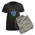 thumbnail image 5 of CafePress - Science It Works Whether You Women's Dark Pajamas - Women's Short Sleeve Print T-Shirt and Pants Dark Cotton Pajama Set, 5 of 7