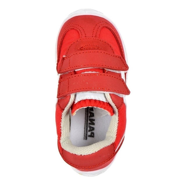 Calzado Niño Bebe Tenis Panam 084 Textil Rojo Con Velcro Comodo rojo 16 Panam 126AT7