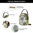 thumbnail image 4 of FORMRS Crossbody Bag for Women Quilted Travel Shoulder Cell Phone Purse with Chain Strap Handbag, Retro Flower, 4 of 7