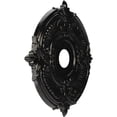thumbnail image 2 of Ekena Millwork 19"OD x 3 1/2"ID x 1"P Attica Thermoformed PVC Ceiling Medallion (Fits Canopies up to 6 3/4"), Textured Metallic Galaxy, 2 of 5