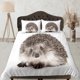 thumbnail image 1 of Porcupine Doona Cover Cute Bedspread Dorm Bed Set With Pillowcase, King, 1 of 4