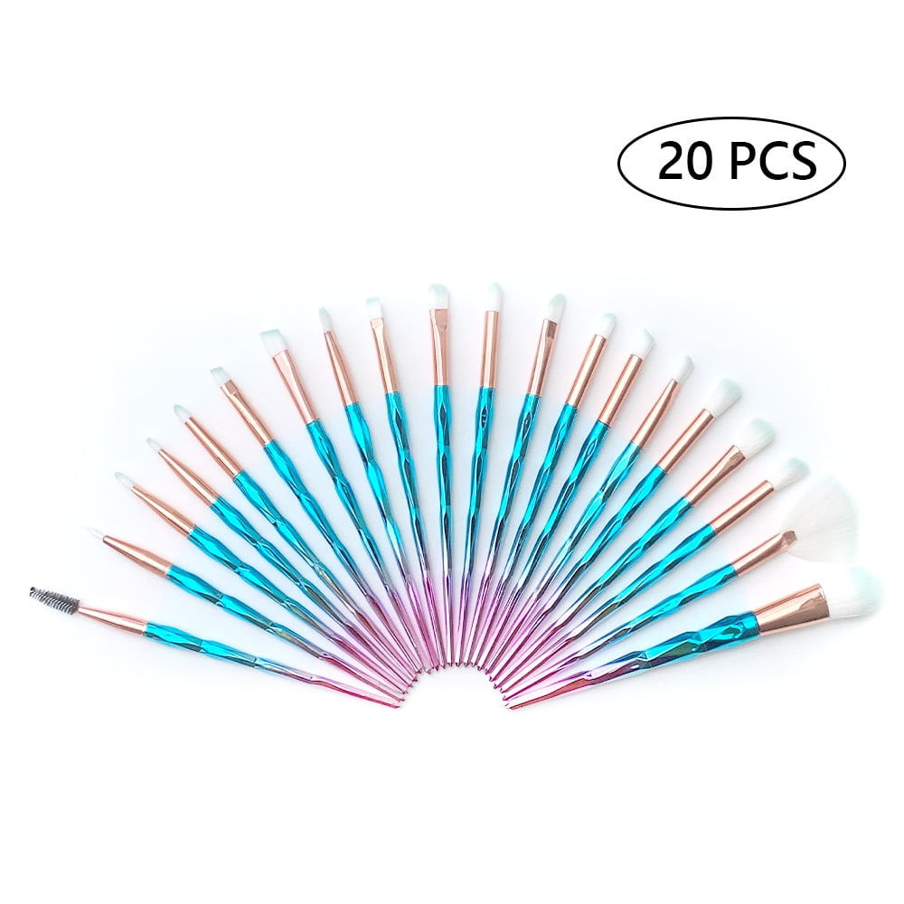 Colorful Makeup Brush Set for Makeup Beginners 20pcs