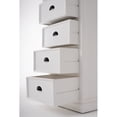 thumbnail image 6 of NovaSolo Halifax Grand Mahogany Wood Storage Unit with Drawers in Classic White, 6 of 7