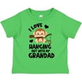 thumbnail image 3 of Inktastic Monkey I Love Hanging out with My Grandad Boys or Girls Toddler T-Shirt, 3 of 5