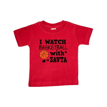

Inktastic I Watch Basketball with Savta Gift Baby Boy T-Shirt