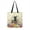 Black Cat Hippie Flower, variant on Dachshund Sunflower Canvas Tote Bag Travel School Outdoor Grocery Bag for Women Teens Girls, Dog Pattern Portable Cloth Handbag for Business Work Travel Daily Use
