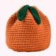 thumbnail image 3 of 7807 Bolso Cruzado Un Hombro para Mujer Lana Naranja Feo Tejido A Mano Con Nicho (naranja) Naranja, 3 of 9