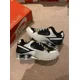 thumbnail image 1 of Nike Women's Shox Enigma Trainer - CT3452 001 - Vast Grey/Sail Shoes - UK 5.5, 1 of 6