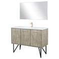 thumbnail image 3 of 48 in. Wide Acacia Bath Vanity with Cultured Marble / Paired with Faucet and 43 in. W Mirror, 3 of 4