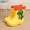 A-Yellow, variant on Toddler Adorable Rain Boots Easy On Handles Lightweight and Waterproof Boots Non- Sole Outdoor Boots Birthday Gifts for Toddler Boys Girls