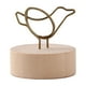 thumbnail image 1 of Portatarjetas de mesa Diseño único y lindo Portatarjetas de presentación con base de madera para decoración de hogar y oficina Pájaro, 1 of 5