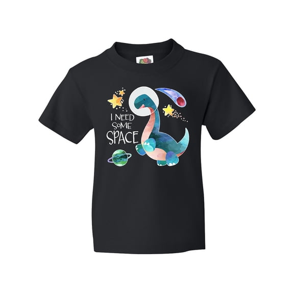 Inktastic I Need Some Space Dinosaur Astronaut with Stars and Planet Youth T-Shirt