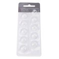 thumbnail image 1 of 10 Pcs Dômes, Accessoire de Dôme Basse à Double Évent Couche Simple Double Évent Dômes de Remplacement en Silicone pour Embouts d'Oreille Transparents MiniFit Remplacement Résonant, 1 of 7