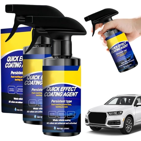 High-Performance Car Coating Spray – Quick-Acting Hydrophobic Shine & Detailer, Advanced Formula for Cars