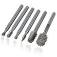thumbnail image 4 of Kenally 6PCS HSS Rotary Multi Tool Burr Routing Router Bit Mill Accesorio Compatible para Type1 NO1 Kenally CBP254491, 4 of 5