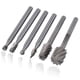thumbnail image 5 of Scienceny 6 Pieces Rotary Burr Grinder High-speed Replacement Steel Engraving Head Grinding Polishing Woodworking DIY Files for Type2 NO2, 5 of 6