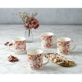 thumbnail image 4 of Set of 4 Mugs By Lorren Home Trends Pink Floral, 4 of 4