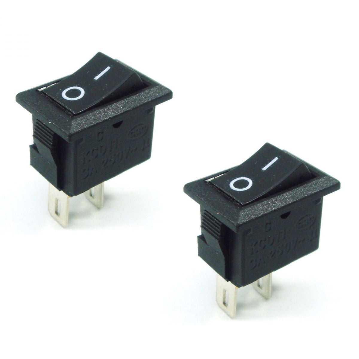 5 X Small Mini Black On/Off Rocker Switch Rectangle SPST 12V BEST PRICE 
