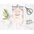thumbnail image 3 of Darling Souvenir Pink Birthday Invitation Card Printable Fill or Write In Blank Invites Party Supplies Pack Of 28 5 x 7 Inches, 3 of 5