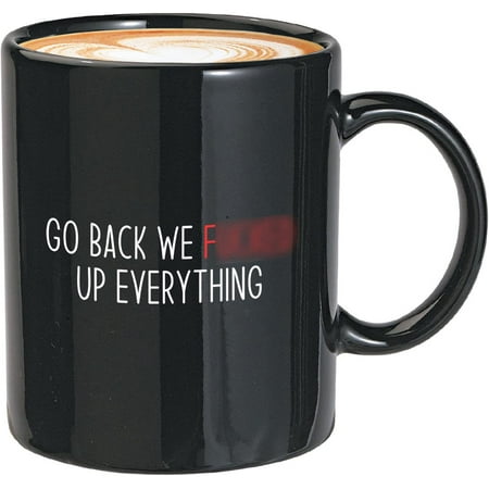 

Sarcastic Coffee Mug I m not always sarcastic - Joke Adult Rudness Barb Amusing Droll Dissing Grim Satiric Savage Ironic -Go Back We Fcked Up 11 Oz