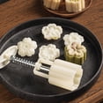 thumbnail image 3 of AYYUFE Mooncake Mold Cherry Blossom Flower Easy to Release Hand Press 3D Cherry Sakura Stamp Pastry Mould for Mid-autumn Festival, 3 of 7