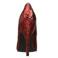 thumbnail image 6 of Ellie Shoes E-511-Glitter 5" Glitter Womens Pump. 5 / Red Glitter, 6 of 8