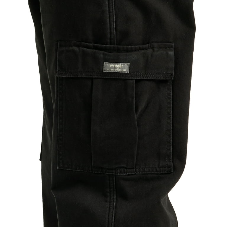 Wrangler Men s and Big Men s Relaxed Fit Fleece Lined Cargo Pant Walmart