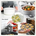 thumbnail image 5 of BaHomeck Pot Holders 4pcs dacron Made Square heat-resisting mat Machine Washable for Kitchen Oven Hot Pads 6.7inch*6.7inch,Lemon Tree Pattern Vintage Background, 5 of 5