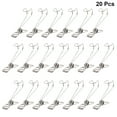 thumbnail image 2 of MasteelfCA 20pcs Stainless Steel Wire Clips with Hook Multi-purpose Hanging Clips Clothes for Home, 2 of 9