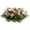 A, variant on Headstone Flower Saddle Artificial Cemetery Flower Saddle Headstone Saddle Arrangement Artificial Grave Flowers Memorial Cemetery Decorations UV Resistant Outdoor Tombstone Floral Arrangement