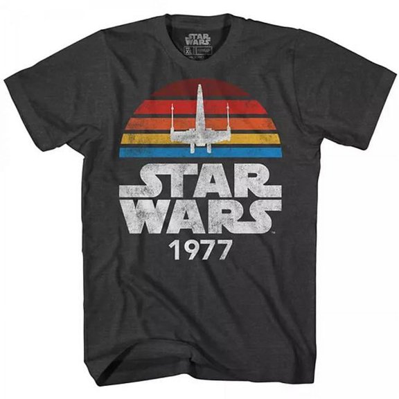 Vintage Distressed Logo X-Wing 1977 Style T-Shirt - 5XL