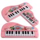 thumbnail image 3 of VISALY - Teclado eléctrico de piano para niños, minipiano de juguete para bebés con 22 teclas, piano musical de juguete, 3 of 8