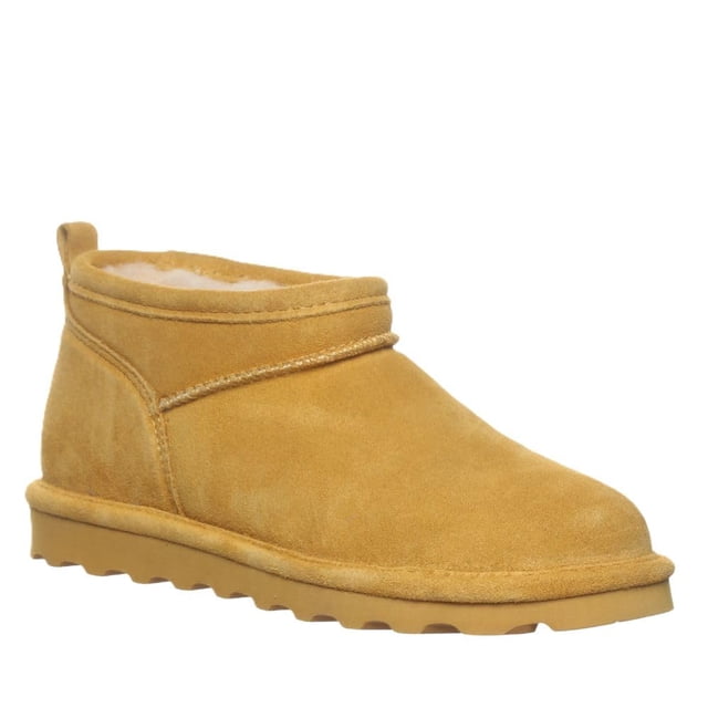 Botas BEARPAW Super Shorty para mujer, color miel envejecido, talla 9