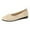 Beige, variant on Ballet Shoes Women's Solid Color Round Toe on Knitted Breathable Non Comfortable Flat Summer Womens Casual Shoes Khaki,36