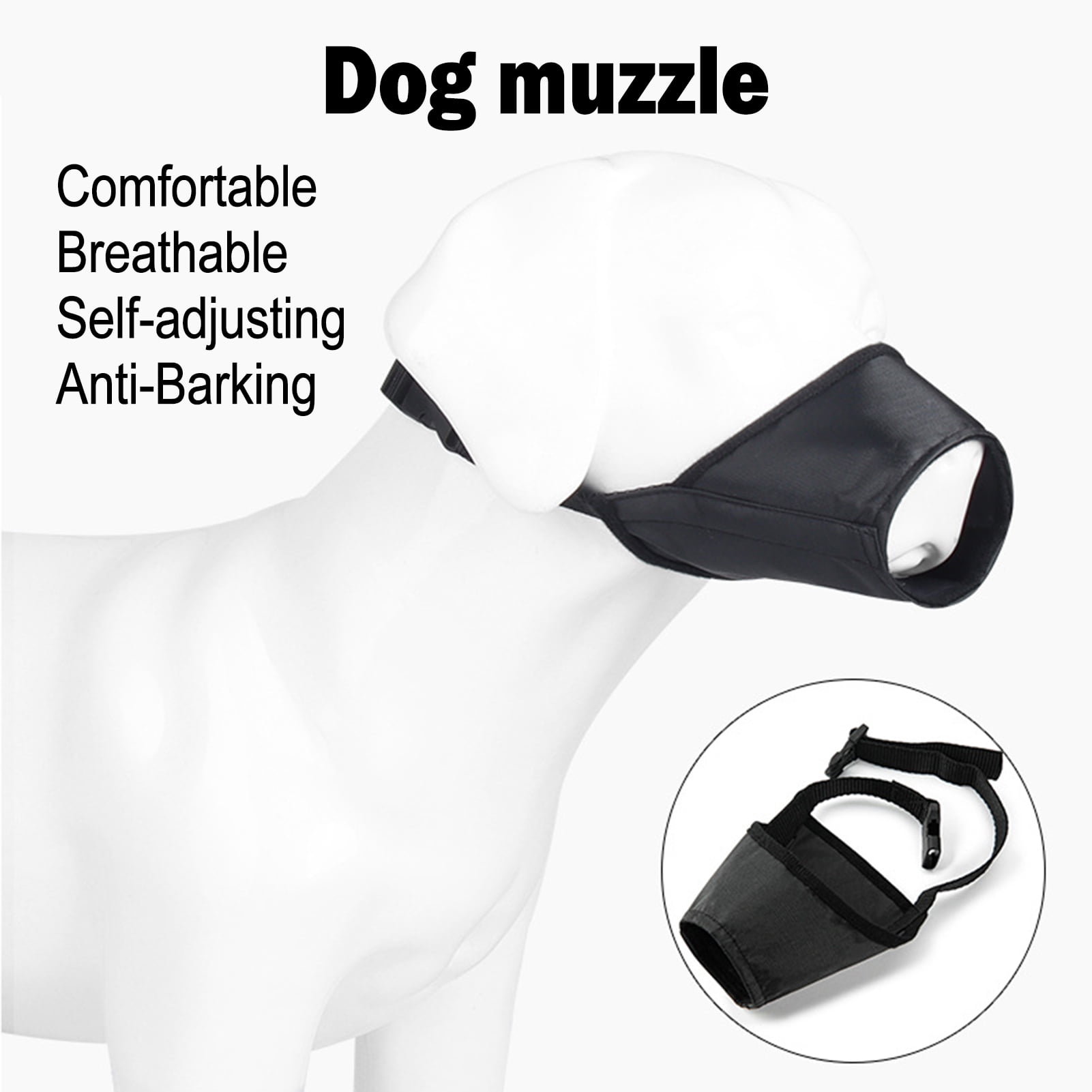 Dog Muzzle, Anti Biting Barking Pet Muzzles Dog Muzzle with