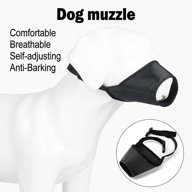 Museau Anti-Morsure pour Chien, Museau Imperméable avec Sangles Réglables pour Petits, Moyens, Grands Chiens