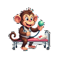 thumbnail image 3 of cartoon Monkey Theme Stickers, Waterproof Monkey Theme Sticker for Water Bottle Laptop Phone Cases Planner Skateboard Luggage Helmet Party Favor Decor, Ideal for Adults Teens Teacher Rewards, 3 of 9