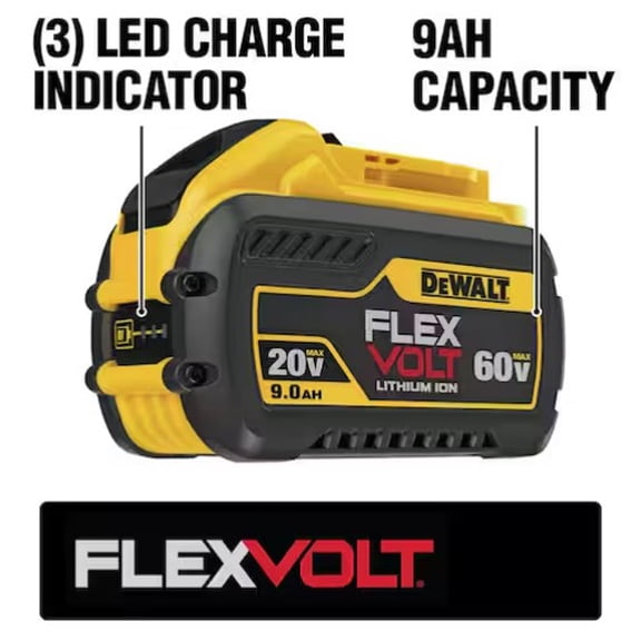 Dewalt DCB609 20V/60V MAX FLEXVOLT 9 Ah Lithium-Ion Battery