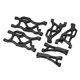 thumbnail image 2 of Juego de brazos de suspensión RC de aleación de aluminio, brazos oscilantes delanteros y traseros con rótula para ARRMA 1/7 LIMITLESS para INFRACTION 6S para TYPHON 6S 1/8 RC Car Negro, 2 of 14