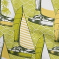 thumbnail image 1 of oneOone Viscose Jersey Lime Green Fabric Nautical Sewing Material Print Fabric By The Yard 60 Inch Wide, 1 of 7