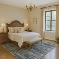 thumbnail image 7 of Addison Rugs Mayfield Premium Machine Washable Transitional Stripes Denim Rectangle Rug, 8' x 10', 7 of 7