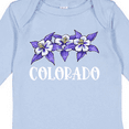 thumbnail image 4 of Inktastic Colorado Columbine Flowers Boys or Girls Long Sleeve Baby Bodysuit, 4 of 5