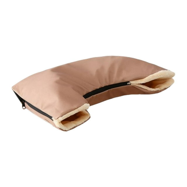 Lipstore Gloves Portable Accessories Pram Handmuff for Baby khaki