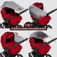 thumbnail image 3 of ZHAOCHENG Parasol universal para cochecito, 1 parasol para cochecito, capota anti-UV UPF50+, parasol ajustable para capazo | Bolsa de almacenamiento incluida, 3 of 5