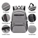 thumbnail image 3 of Mochila De Almuerzo Antirrobo Impermeable A Portátil 15,6i Color gris Diseño de la tela Oxford 900D, 3 of 8