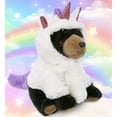 thumbnail image 4 of DolliBu Floppy Black Bear Unicorn Plush Stuffed Animal Toy – Super Soft Black Bear Dress Up with Removable Plush Unicorn Outfit, Cute Fantasy Wildlife Gift for Kids and Adults – 9 Inches, 4 of 5