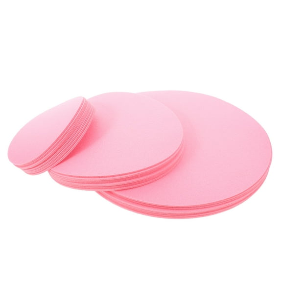 Phenofice cookware protectors Felt Plate Dividers Pink 48pcs