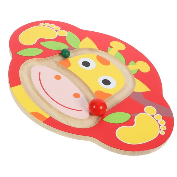 DINHEAROM Balancing Board For Kids Wood Curved Surface 1Set